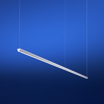 BOOM-INLINE is a suspended LED linear direct/indirect fixture that provides a long line of continuous light. 