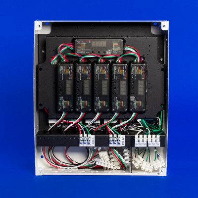 Flexible DMX LED Power Supply with prewired modules and IC rating