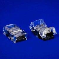 Indoor LED lighting connector rated for 22-18AWG wire, voltage of 24VDC and up to 5A of current