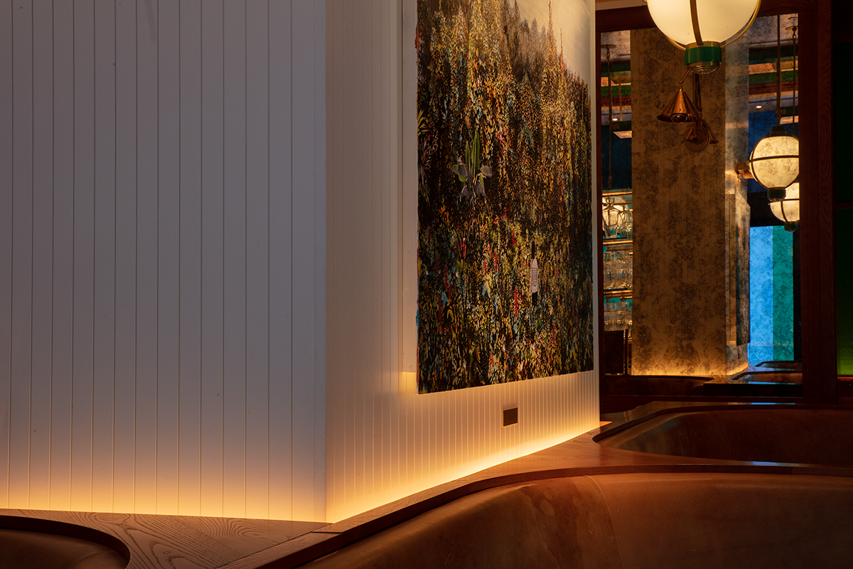 Smooth flicker-free ambient lighting sets the mood in the Legacy Restaurant setting
