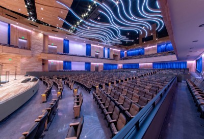 LED Lighting at AISD Center for Visual and Performing Arts