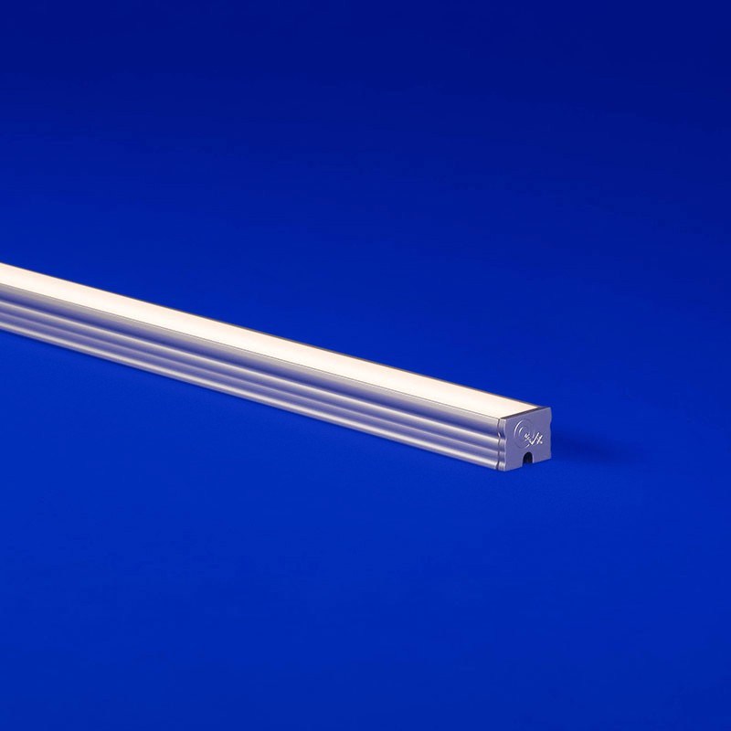 Low profile LED light fixture for grid celling application with sleek flat lens for full luminosity