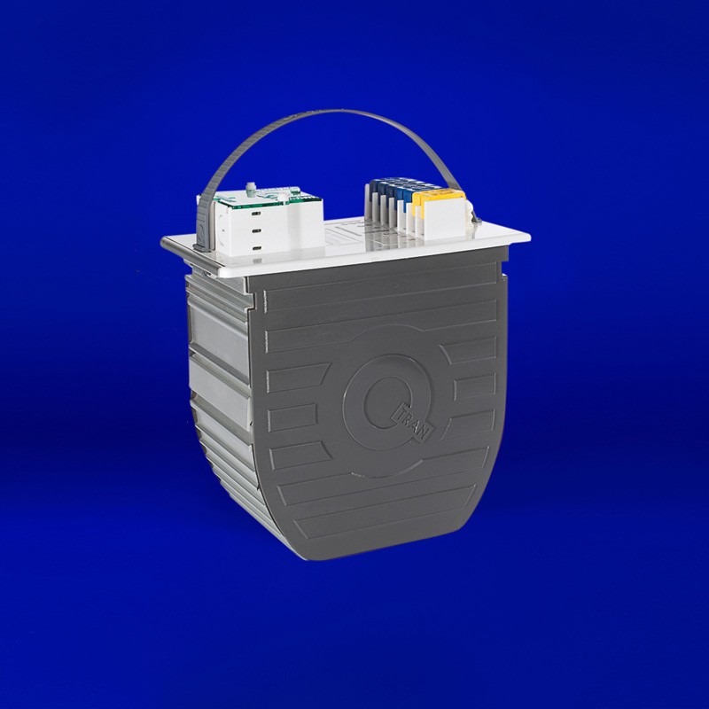 UL-listed direct burial power supply designed for the IP68 Q-Vault-5 enclosure, ranging from 480W-600W in 12VAC or 24VAC. Featuring two circuit breakers, three UL certifications, and five adjustable voltage taps to accommodate varying loads for diver