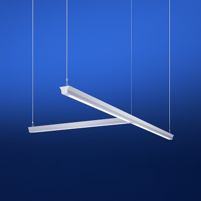 BOOM-T-SHAPE (01) - Suspended linear direct/indirect fixture