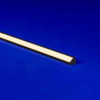 TILT-FLAT (01) 45&#176; angled lens delivers a narrow beam cutoff for LED light  applications when light needs to flush in a corner. 