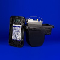 UL-listed direct burial power supply designed for the unique IP68 Q-Vault-5 enclosure. Ranging from 60W-300W in 12VAC or 24VAC, it&#39;s equipped with a circuit breaker, multiple UL certifications, and five taps to adjust for voltage variations.
