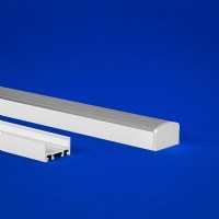 OPTI-OPTICS (02) is led extrusion with 9 lens options including 40&#176;, 60&#176;, 70&#176;, 90&#176;, 110&#176;, 155&#176;, 180&#176;, Asymmetric, and Forward Throw